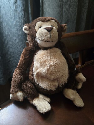 Ganz Webkinz Chimpanzee Monkey Plush With Sealed Code HM172