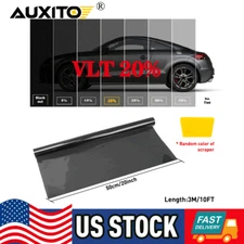 10ft Uncut Roll Window Tint Film 20% VLT 20" x 10'ft Feet Car Home Office Glass