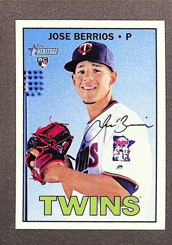 2016 Topps Heritage High #709 Jose Berrios Rookie SP
