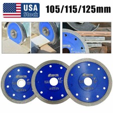 4"/4.5"/5" Diamond Saw Blades Tile Ceramic Dry Cutting Discs Cutter Wheel Tool /