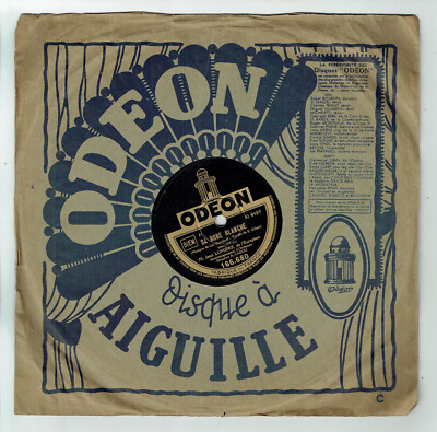 78 Runden 25cm Jean LUMIERE SA ROBE BLANCHE -TANGO D'AMANTS ODEON 166680