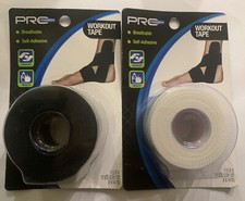 Pro Strength Workout Tape-Breathable-Self Adhesive Wrap Roll 1.5 in x 10 Yds 2