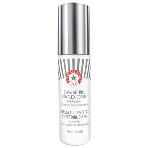 First Aid Beauty 0.3% Retinol Complex Serum with Peptide 1 fl oz / 30ml - Picture 2 of 2