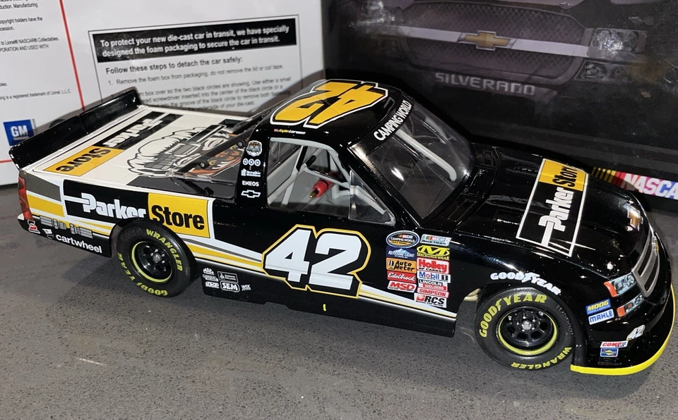 Camión Silverado 2014 Parker Store diecast #42 Kyle Larson NASCAR 1/24 acción Foto 4 de 4