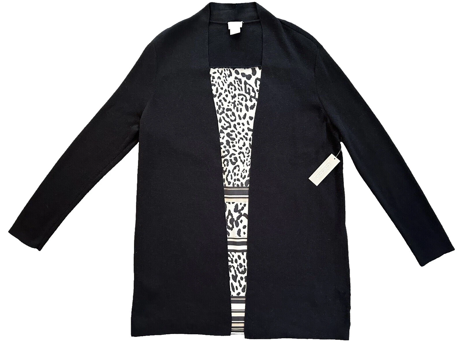 Impresión animal de nylon Chico's Cardigans para Mujeres