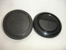 Olympus OM Camera Body Cap Rear Lens Cap Japan Made