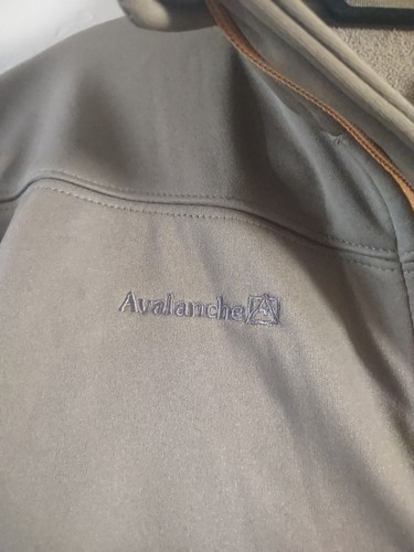 Jacket Avalanche outdoor to Men S , Polyester Soft Inside, Pockets, Olive color - Picture 6 of 9