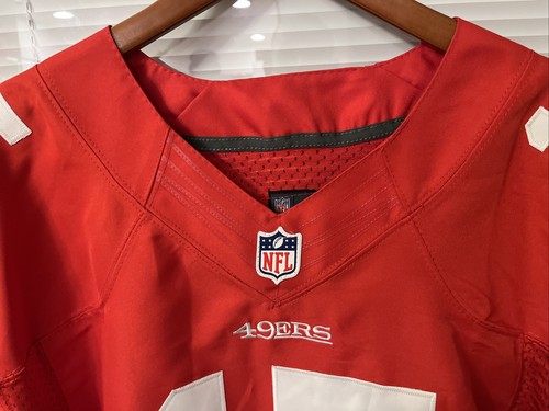 NIKE AUTHENTIC SAN FRANCISCO 49ERS ELITE JERSEY MICHAEL CRABTREE NWT XL 52 Red - Picture 5 of 16