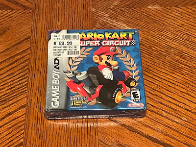 Mario Kart: Super Circuit (GBA, 2001) Factory Sealed**
