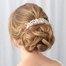 Bridal pearl/crystal hair comb