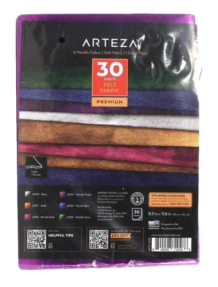 Multicolor Solid/Plain Craft Fabrics