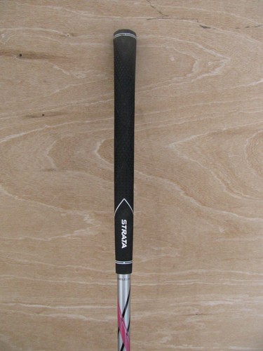 NEW LH LADIES STRATA 9 IRON ONLY 42 LOFT WOMENS FLEX LEFT HANDED GOLF CLUB PINK - Picture 4 of 4