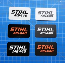 Vinyl Sticker for Stihl MS 440 Shroud Badge "Full Vinyl Overlay"