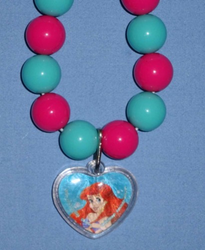 Disney Ariel Costume Premier-girls Medium 8-10-Tiara-hair tie-bracelet-ring-LOT - Picture 9 of 12