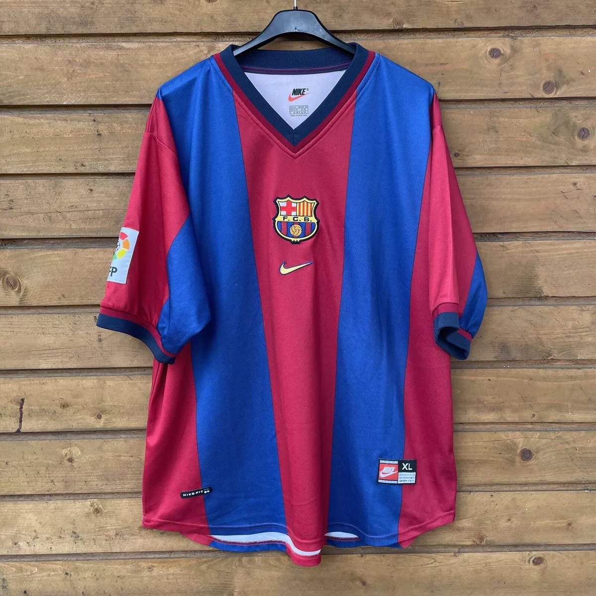 Belicoso golpear Soberano Vintage Barcelona 1998 1999 Nike Home Football Shirt Soccer Jersey Camiseta  Kit | eBay