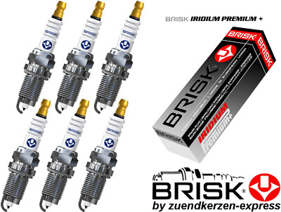 BRISK Iridium Premium+ Plus P2 DR15YIR-1 1620 Zündkerzen, 6 Stück by Z-E