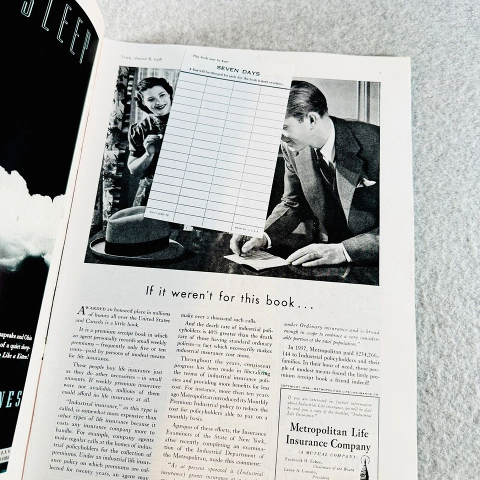 Time Magazine August 8 1938 Director Frank Capra - Image 4 of 4