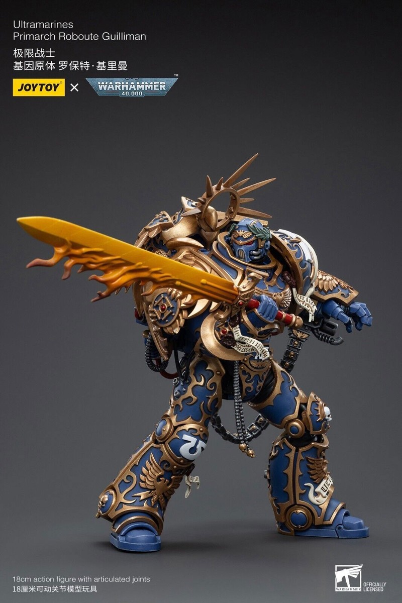 JoyToy 1/18 War Hammer 40K Ultramarines Primarch Roboute