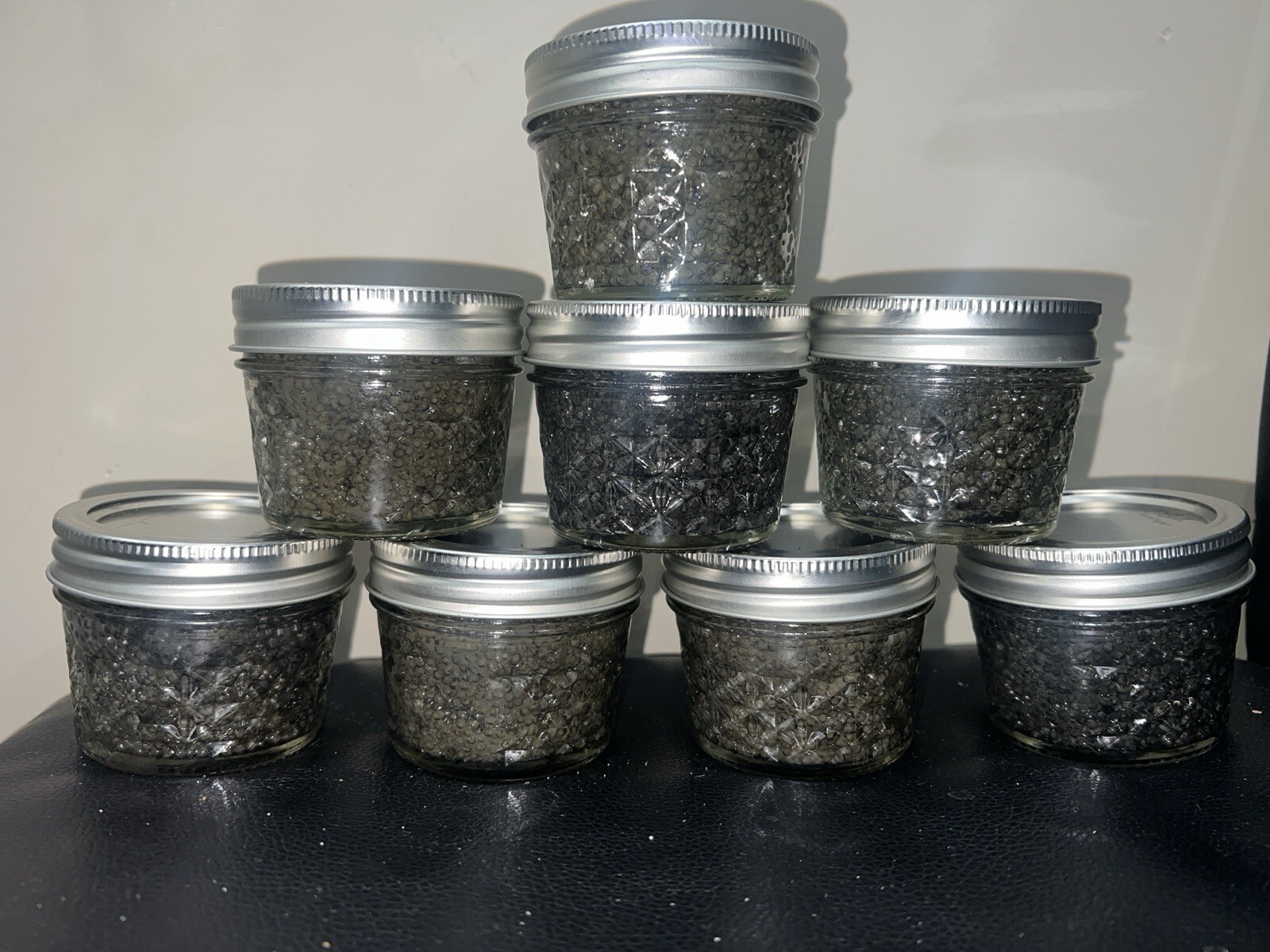 Selling wild black caviar Paddlefish