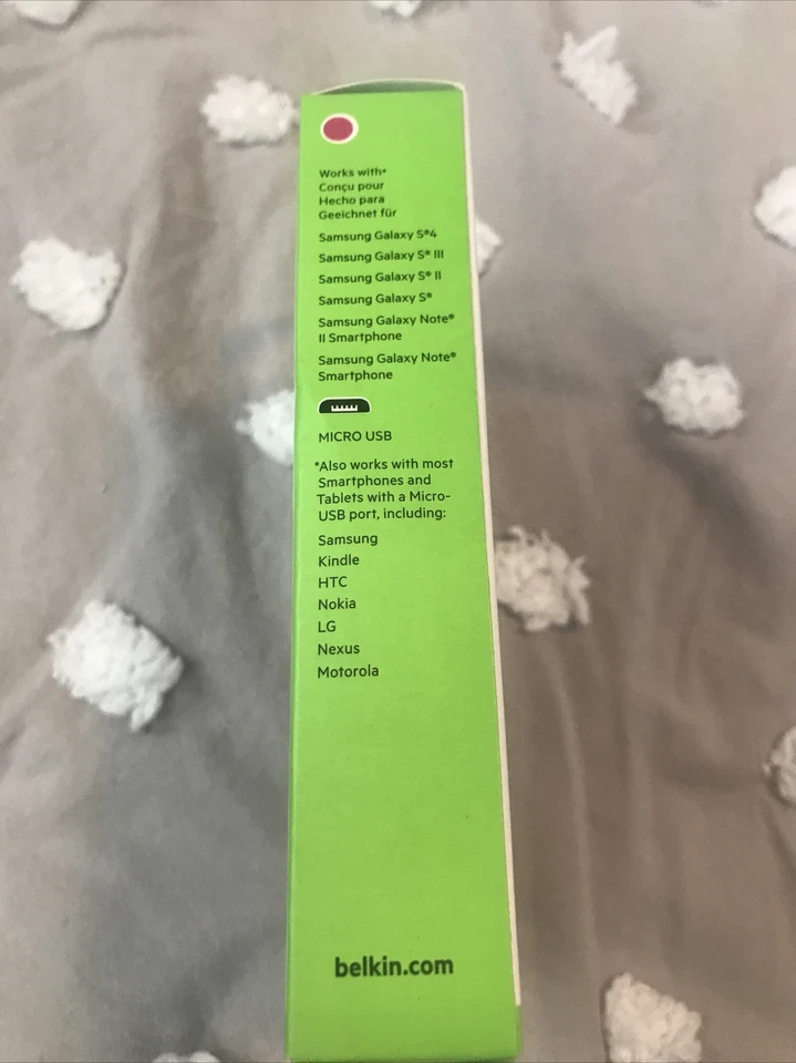 Belkin mixit 1.2m Micro-USB Cable - Pink - Image 4 of 4