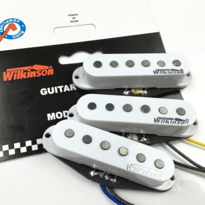 Wilkinson Premium 60's WVS Alnico V Pickups White Electric Guitar For ST guitar 