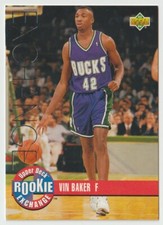 1993-94 Upper Deck Basketball Rookie Exchange #RE8 Vin Baker - Milwaukee Bucks