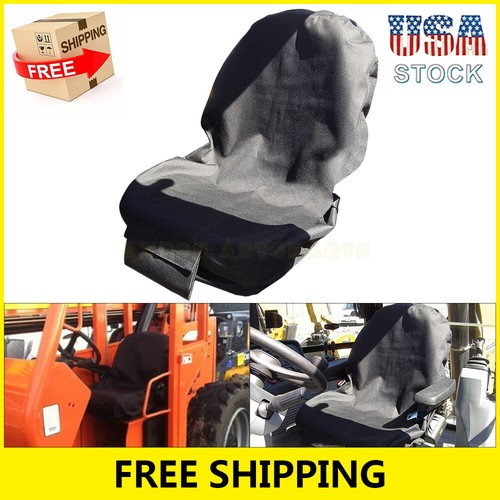 3pcs Equipment Seat Cover Fits Tractor Backhoe Excavator Skidder Loader Low Back