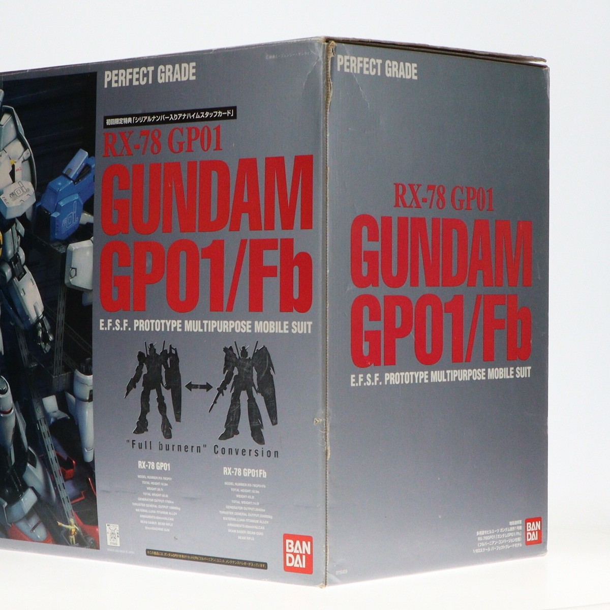 Pg 1/60 Rx-78Gp01/Fb Rx-78 Gundam Gp01/Fb Mobile Suit 0083 Pg 1/60 Rx-78Gp01/Fb Rx-78 Gundam Gp01/Fb Mobile Suit 0083