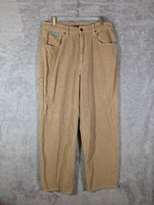 Empyre Corduroy Skate Pants Tori Baggy Loose Fit Beige Size 11 32 x 29