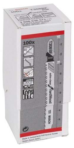 100 hojas de sierra de calar Bosch T101D T119BO T118A T118B T308B EXPERT T244D T345X - Imagen 10 de 35