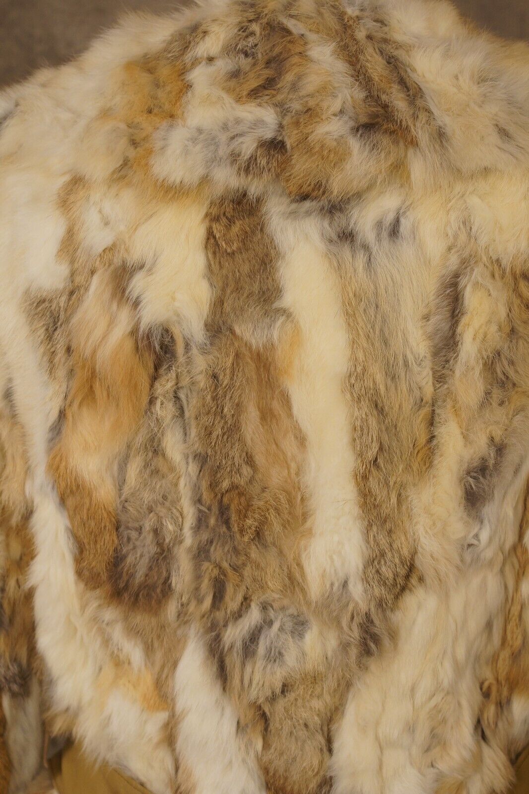 Vintage 1960's Authentic Fur Coat Leather Belt Sh… - image 11