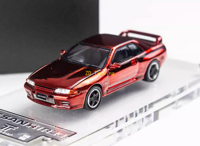 ZD Timetop 1:64 Red JDM Skyline GTR R32 Sports Model Diecast Metal Car BN