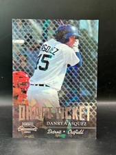 2011 Playoff Contenders DRAFT Tickets DANNY VASQUEZ Crystal Collection /299 DT95