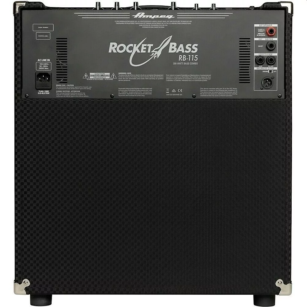 AMPLIFICADOR COMBO FENDER RUMBLE 200 V3 P/ BAIXO 200W 1X15