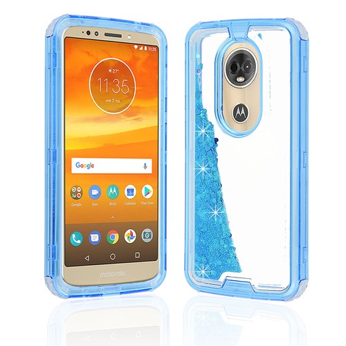 For Motorola Moto E5 Plus | Supra - Waterfall Glitter Liquid Armor Cover Case - Picture 15 of 36