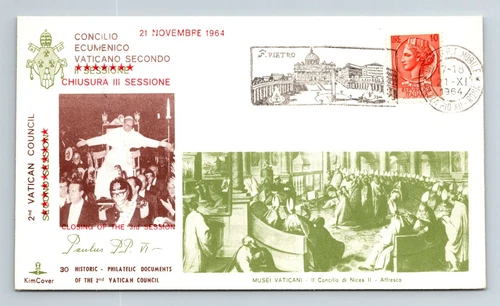 Italy 1964 FDC - Second Vatican Ecumenical Council - F13127