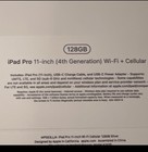 Apple iPad Pro 11 Inch (4th Gen) 128GB, WiFi+Cellular, Space Gray, Unlocked