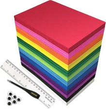 Foam Craft Sheets 84 Pack, Colorful EVA for DIY Projects