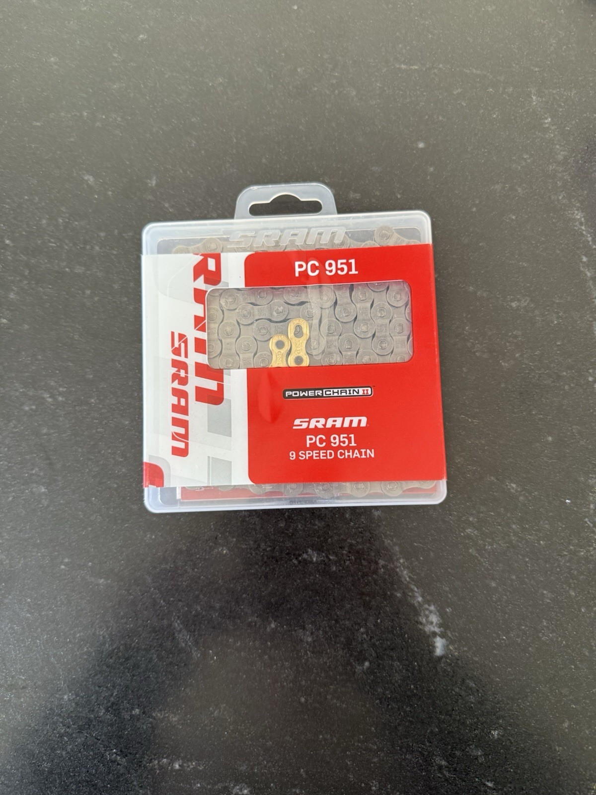 Sram PC951 9 Spd Speed  114 Link MTB Road Bike Chain,  With Powerlink (New)