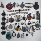 622g HUGE Antique Vintage Sterling Silver 925 Resell Pendant  35 pcs Jewelry Lot