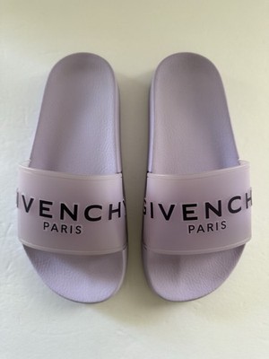 Givenchy Slide Sandals Women's Lavender Size 5.5 with Shoe Dust Bags