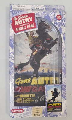 #ad Gene Autry 2004 PINBALL GAME Schylling TSC Exclusive MIB NEW Cowboy $15.00