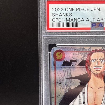 PSA 10 Shanks OP01-120 SEC Comic Parallel Manga Alt Art ONE PIECE