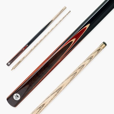 PRO147 57 Zoll 2 Stück Multi Spliced Snooker und Pool Queue 9,5 mm Lederspitze
