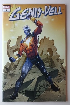 Genis-Vell #1 - Huge 92-page issue reprinting Captain Marvel #0-, 1, 2 and 3