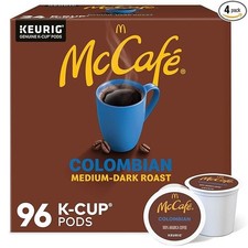 McCafe Mocha Collection, Colombian Coffee, Keurig K-Cup Pods, 96 Count EXP 04/27