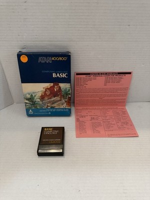 Basic Computing Language Atari 400/800 Complete With Box