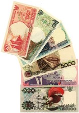 Indonesia (1992-1995) 20000+10000+5000+1000+500+100 Rupiah 6 PCs UNC