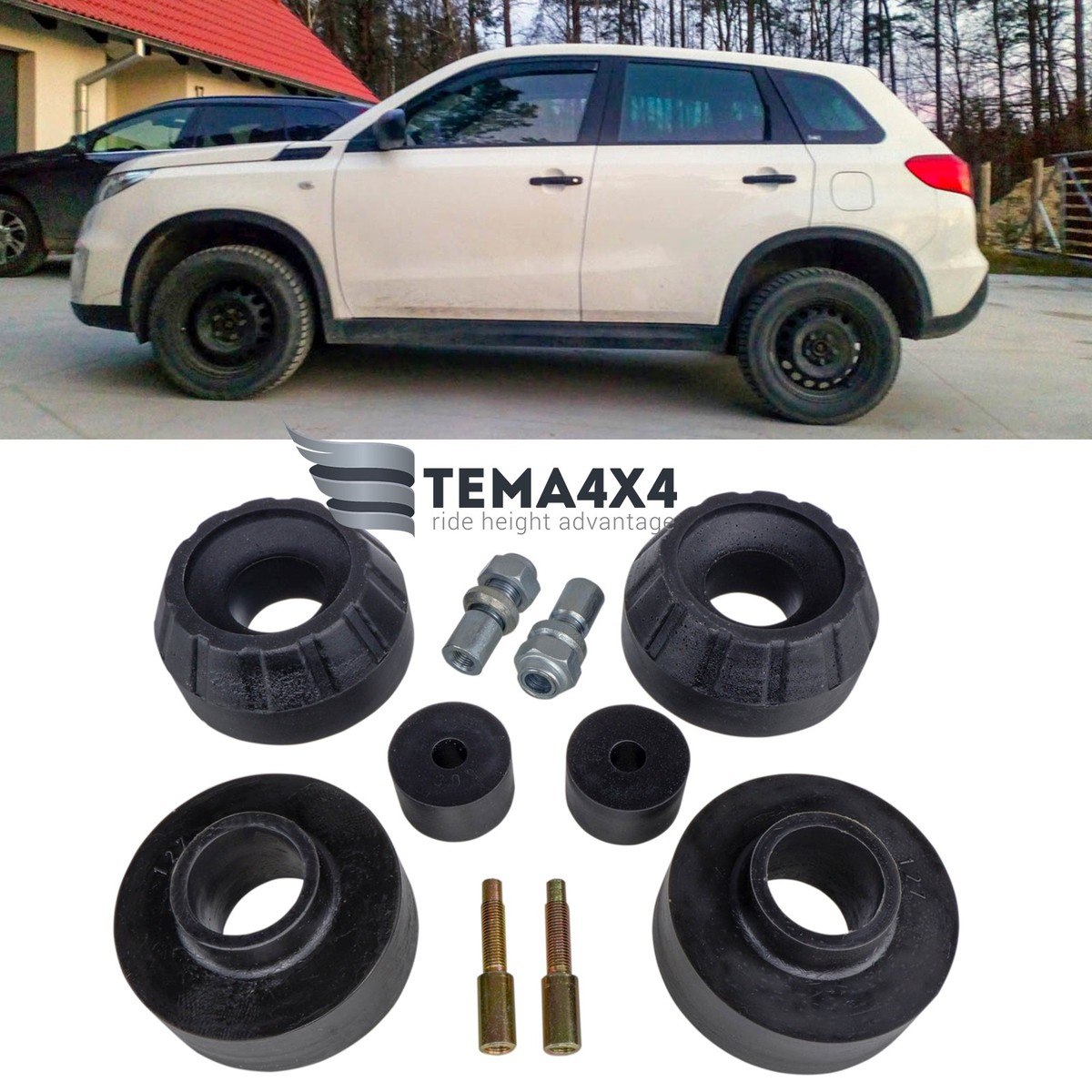 Copripedali Auto In Gomma Per Suzuki – Adatti Per SX4, Vitara, S-Cross, Ignis, Kizashi E Molti Altri – Set Per Pedale Acceleratore E Freno, Antiscivolo, Facili Da Montare (AT/MT)