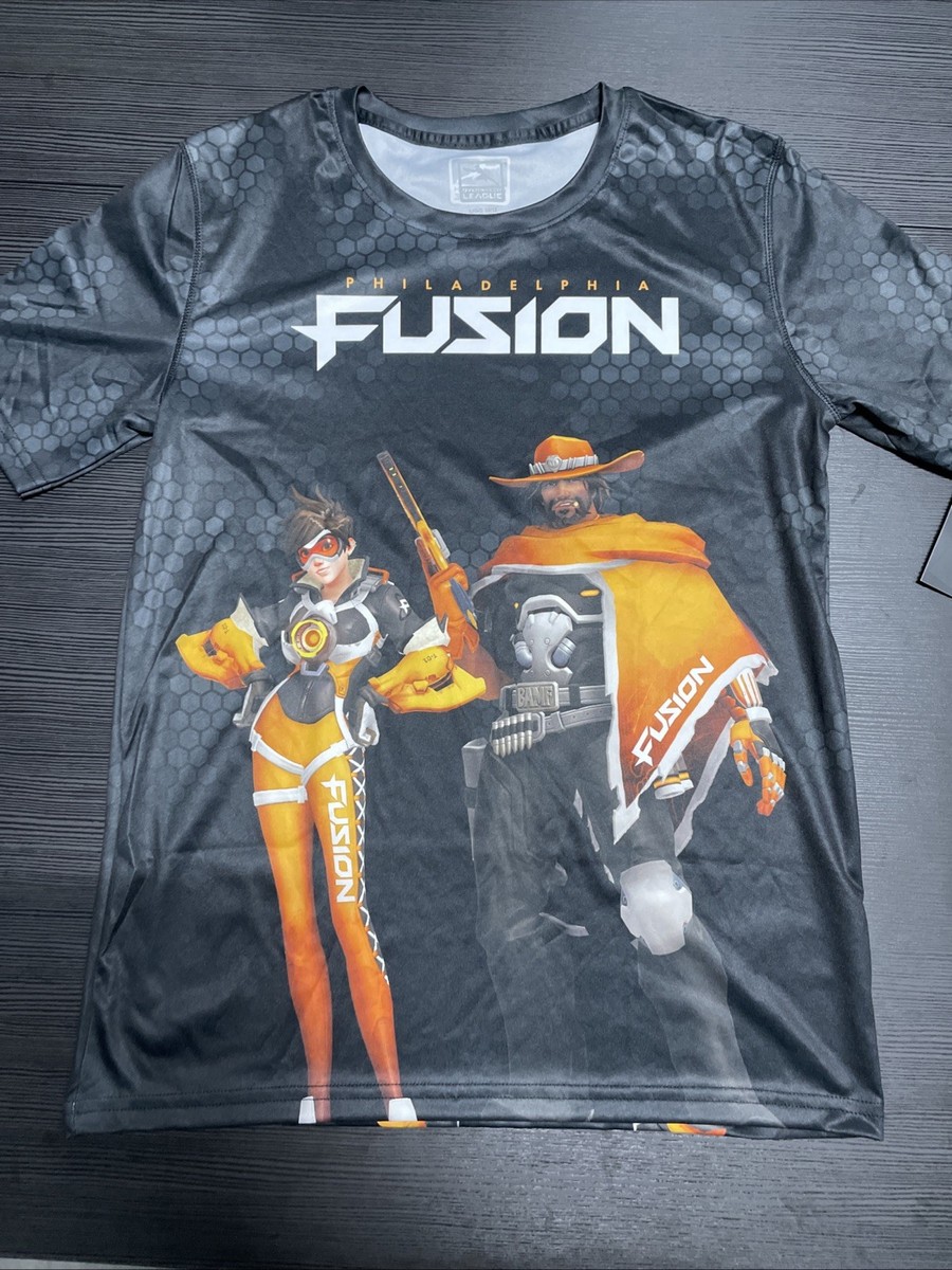 Size Large Fanatics Overwatch League Philadephia Fusion Double Sided Tee  Shirt